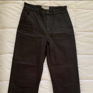 Everlane Straight Leg Crop - Size 2 Black